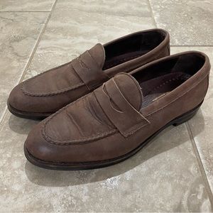 Allen Edmonds Dark Brown Leather Penny Loafers